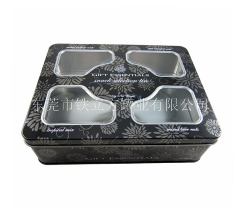 黑色PVC开窗礼盒