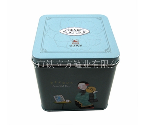 卡通茶叶铁盒