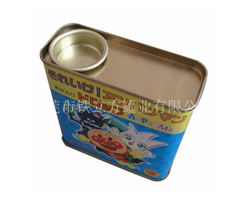 两头双锣撬盖糖果罐